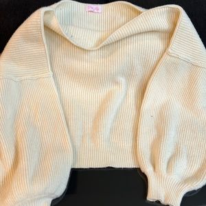 Cream color sweater
